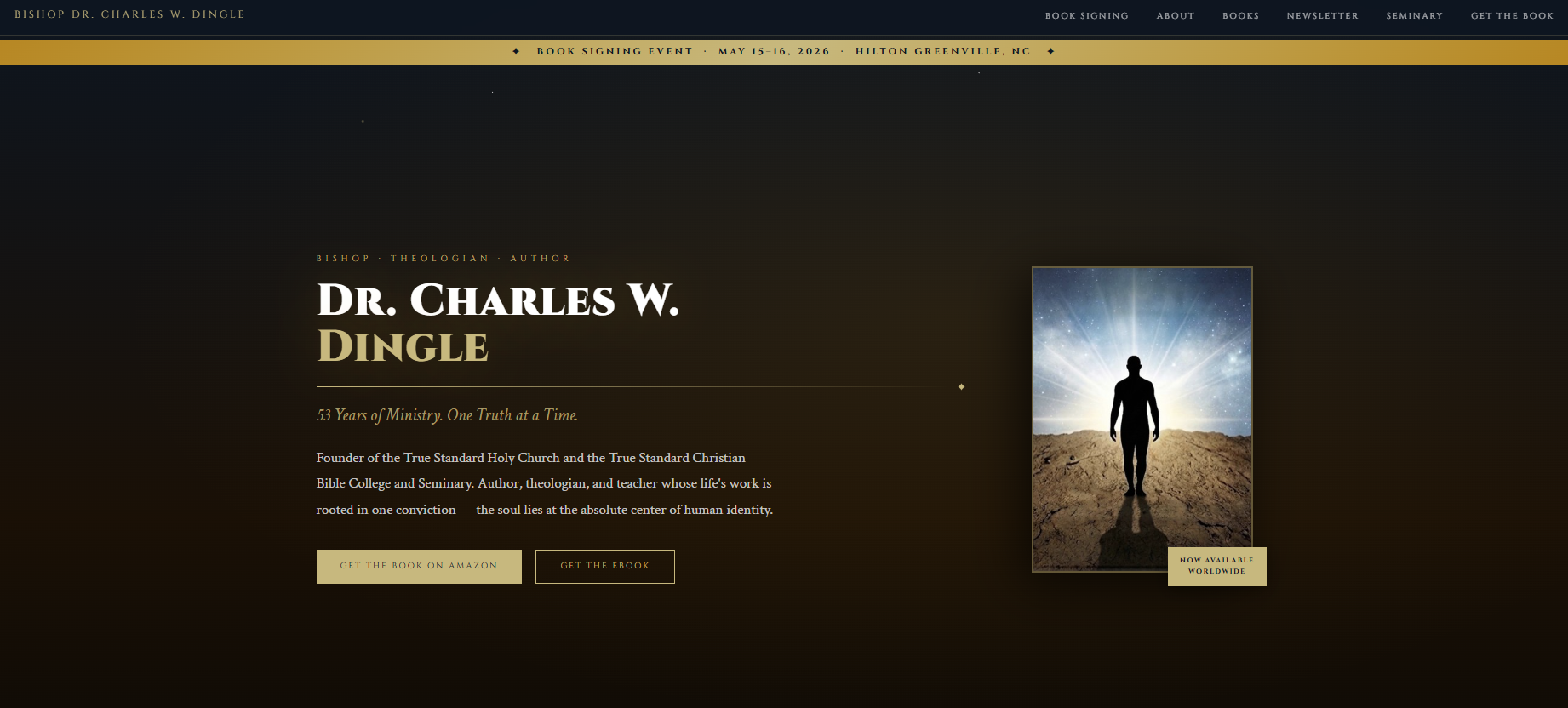 Bishop Dr Charles W Dingle author and theologian site